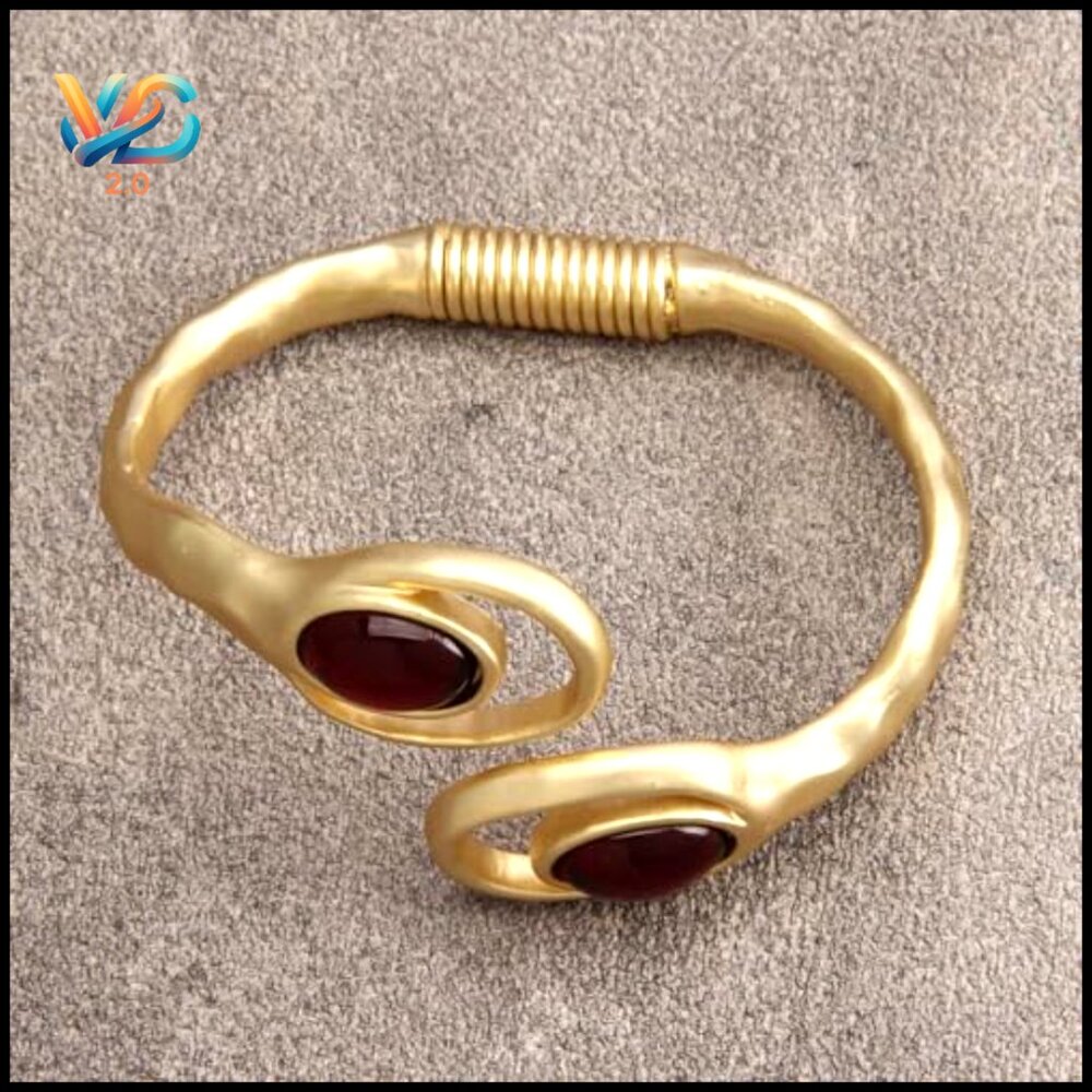 Chunky Cuff Bracelet Stackable Boho Statement Jew… - image 3